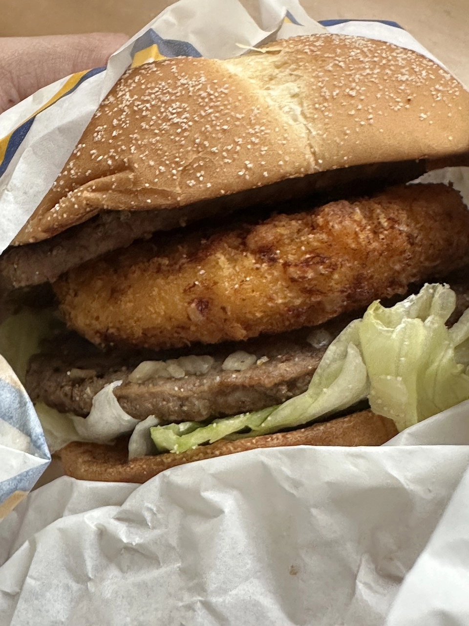 美式熔岩起司排雙牛堡